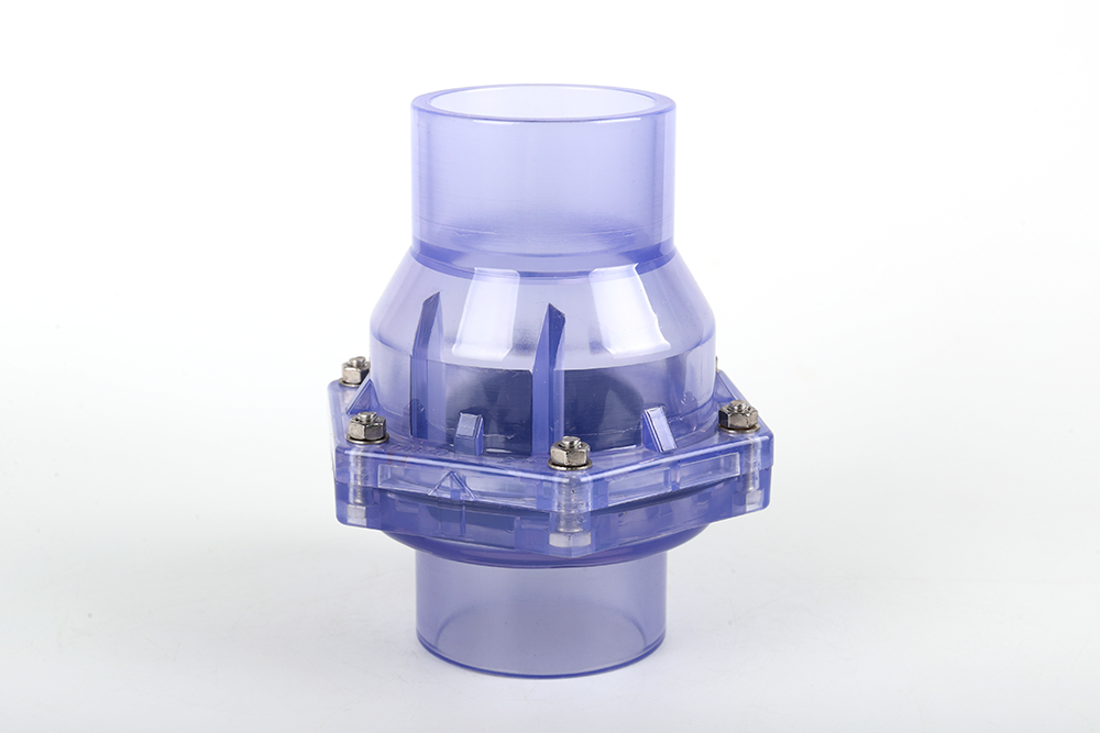 河池透明翻板式止回阀